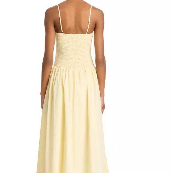 Lucy Paris Hazel Smocked Dropped Waist Yellow Dress - Picture 3 of 5